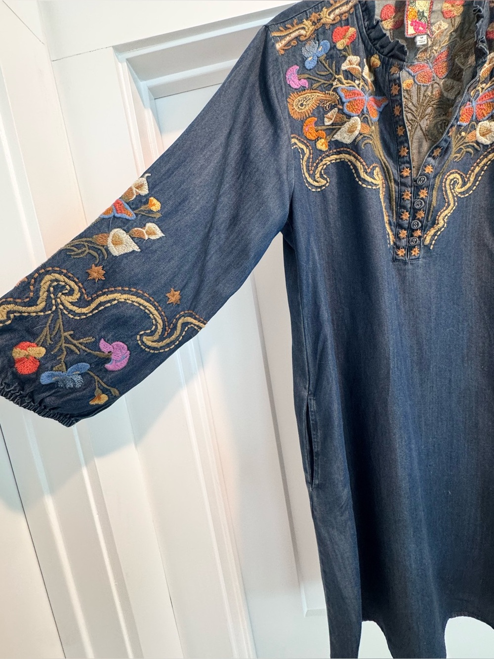 Johnny Was Durango Ruffle Field Dress - Picture 5 of 11